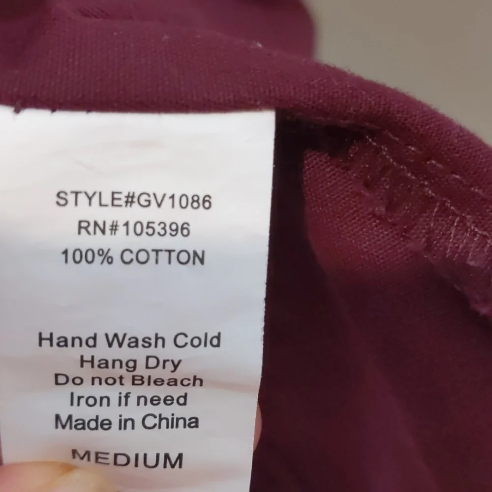 C'ESTTOI Burgundy Vest Size Medium